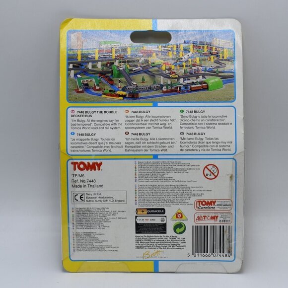 BULGY Motorized Red Bus 1995 TOMY Thomas & Friends Trackmaster Railway Train - Picture 10 of 10